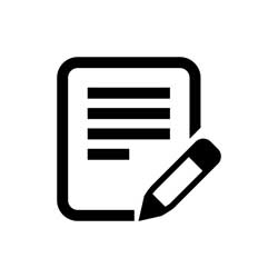 Editing of testimonials icon